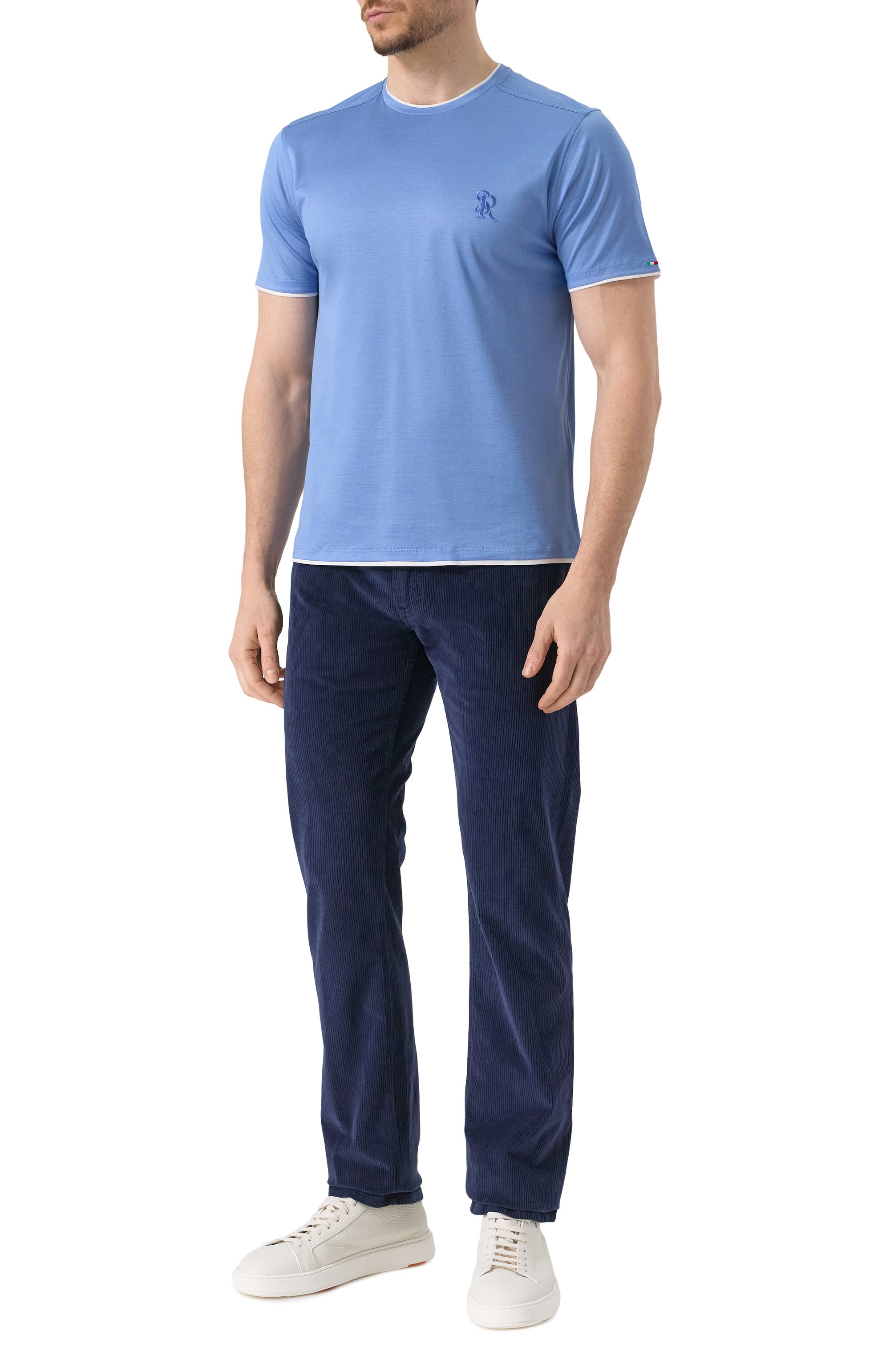 Хлопковая футболка STEFANO RICCI, арт. MNH5204470/TE0001, фото 2