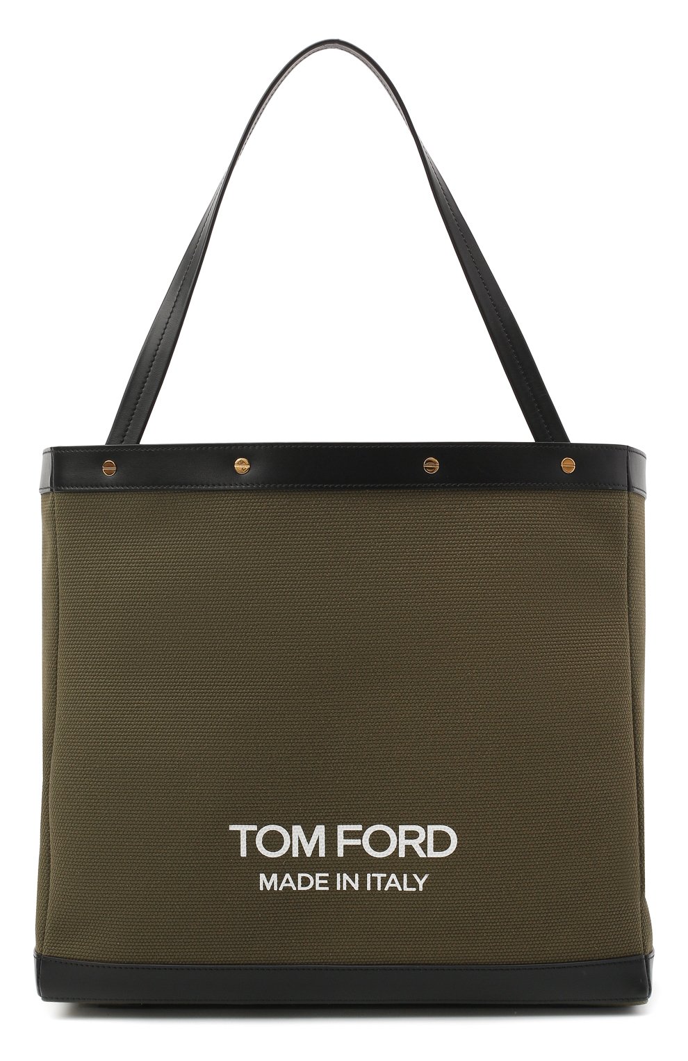 Женская хаки сумка-шопер t screw TOM FORD купить в интернет