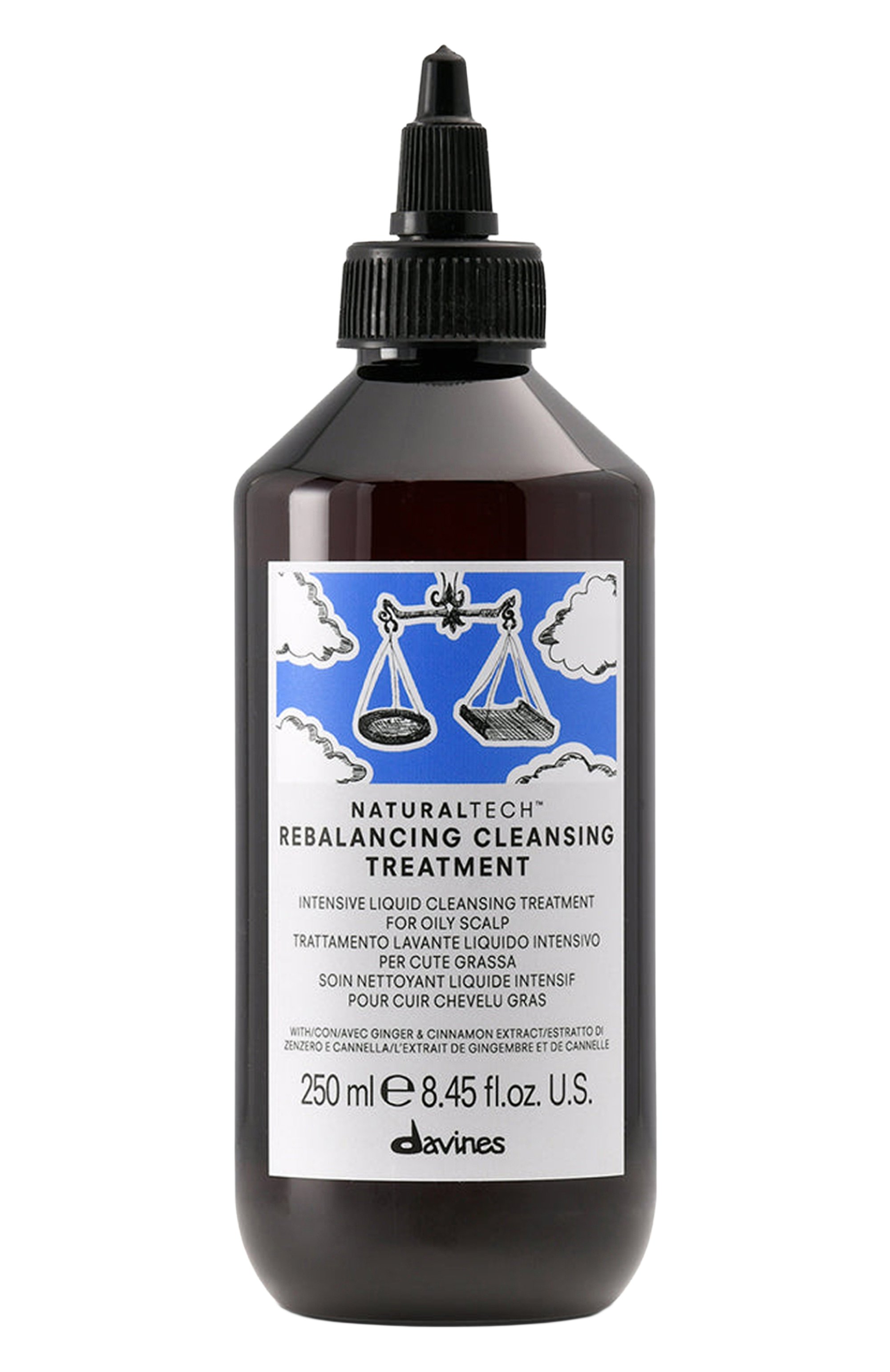 Очищающий уход для баланса кожи головы rebalancing (250ml) DAVINES, арт. 71331, фото 1