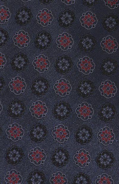 Шелковый галстук CANALI темно-синего цвета по цене 16250 руб., арт. 18/HJ04072, фото 4 Шелковый галстук CANALI, арт. 18/HJ04072, фото 4