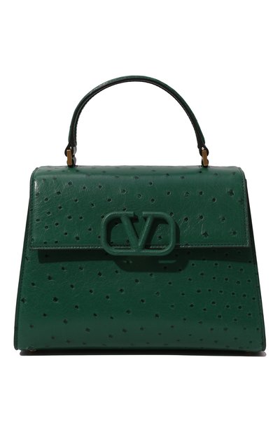 Сумка vsling medium из кожи страуса VALENTINO, арт. XW2B0J20/WKF, фото 1