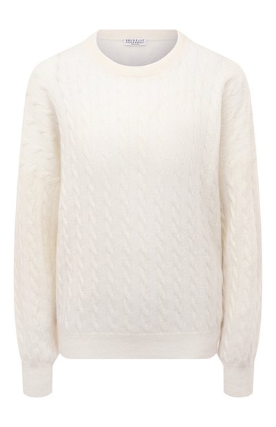 Пуловер из шерсти и хлопка BRUNELLO CUCINELLI, арт. MER00B1069, фото 1