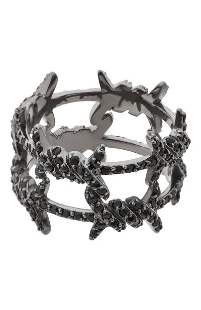 Кольцо CAVIAR JEWELLERY черного цвета по цене 23700 руб., арт. TL004, фото 3 Кольцо CAVIAR JEWELLERY, арт. TL004, фото 3