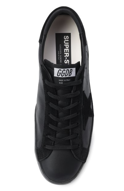 Кожаные кеды super-star GOLDEN GOOSE DELUXE BRAND черного цвета по цене 68200 руб., арт. GMF00101.F007991, фото 5 Кожаные кеды super-star GOLDEN GOOSE DELUXE BRAND, арт. GMF00101.F007991, фото 5
