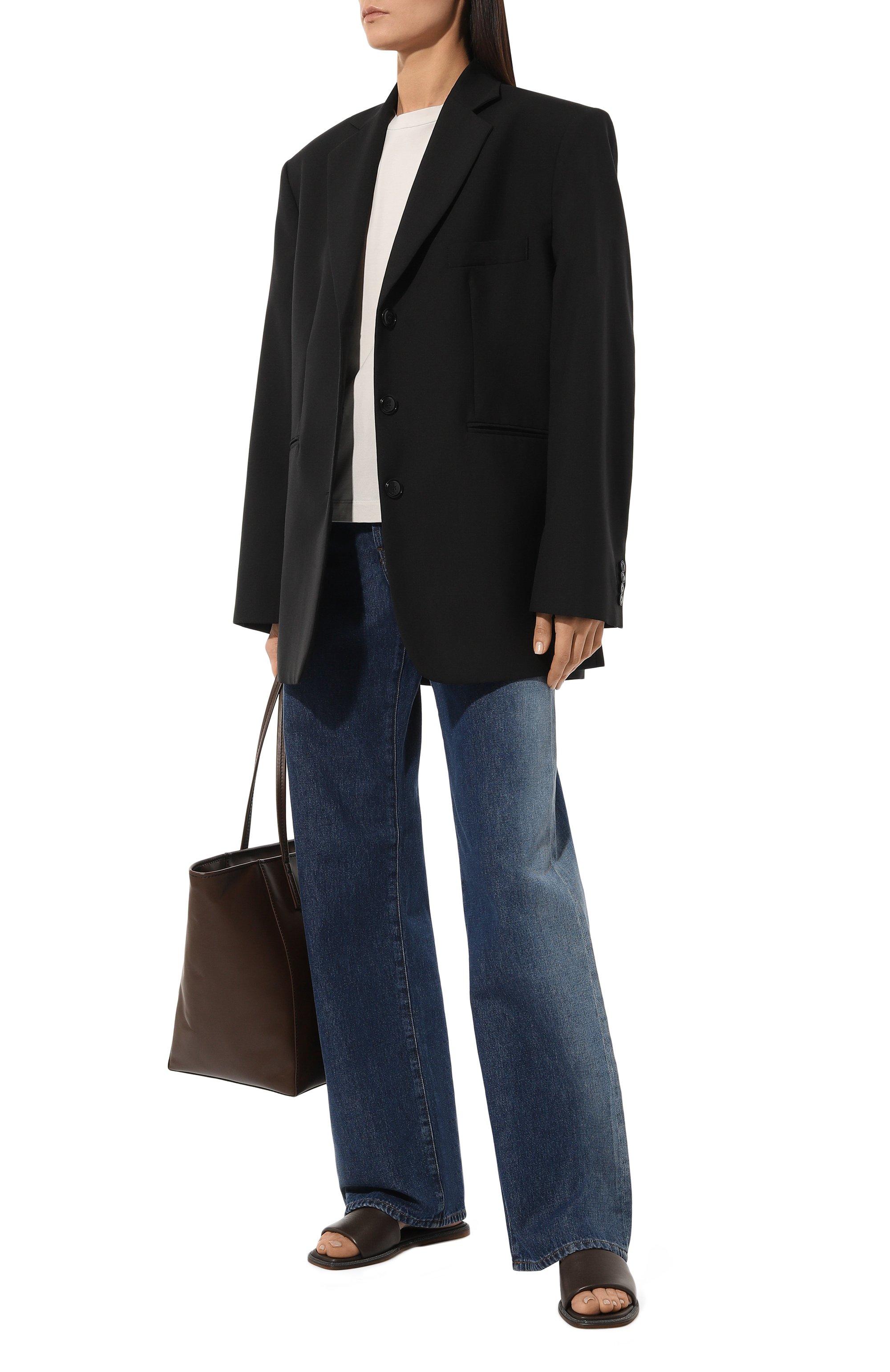 Кожаные шлепанцы BRUNELLO CUCINELLI, арт. MZCWCB1358, фото 2