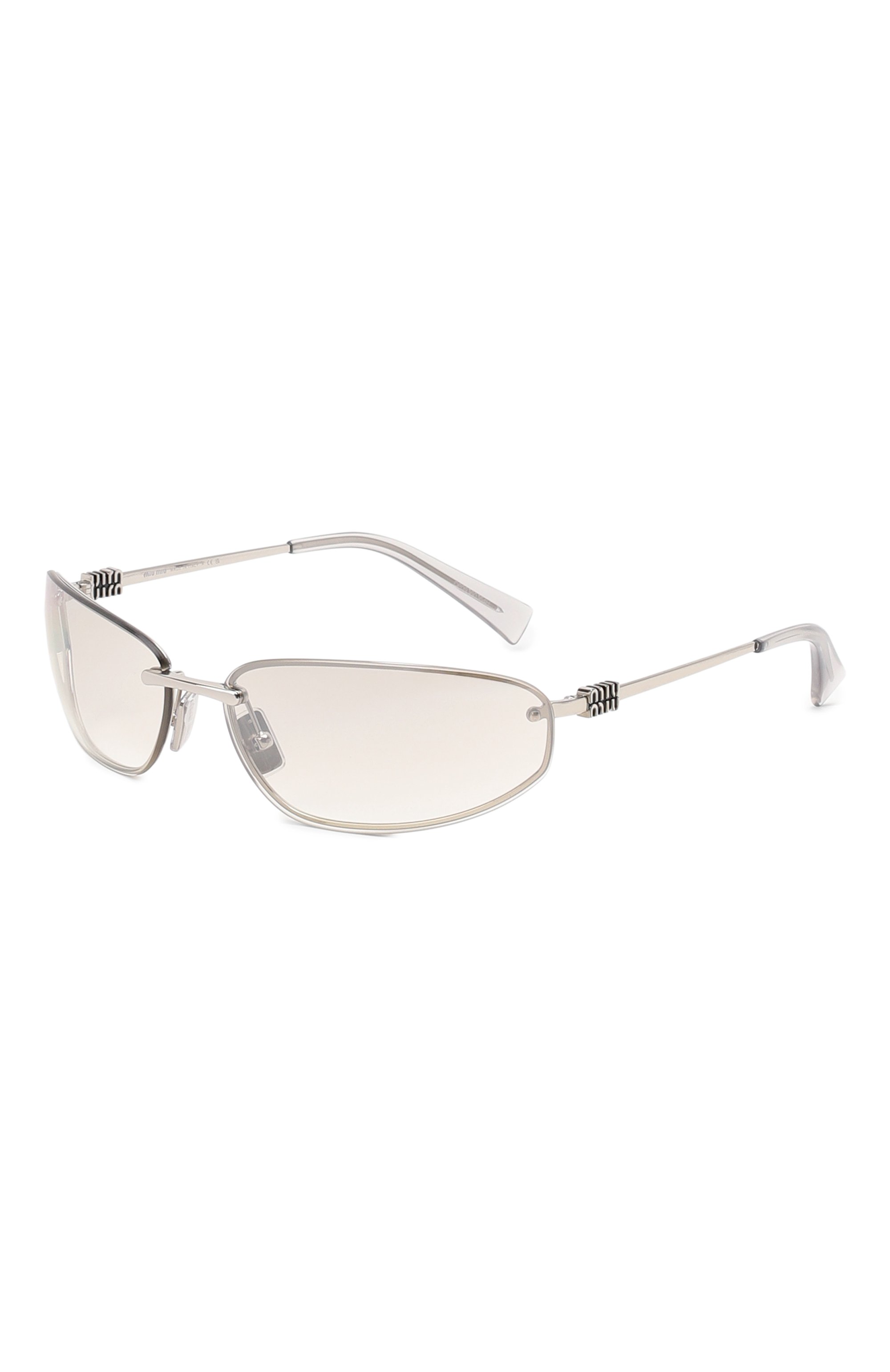 Солнцезащитные очки MIU MIU серого цвета по цене 68950 руб., арт. A50S-1BC8H1, фото 1 Солнцезащитные очки MIU MIU, арт. A50S-1BC8H1, фото 1