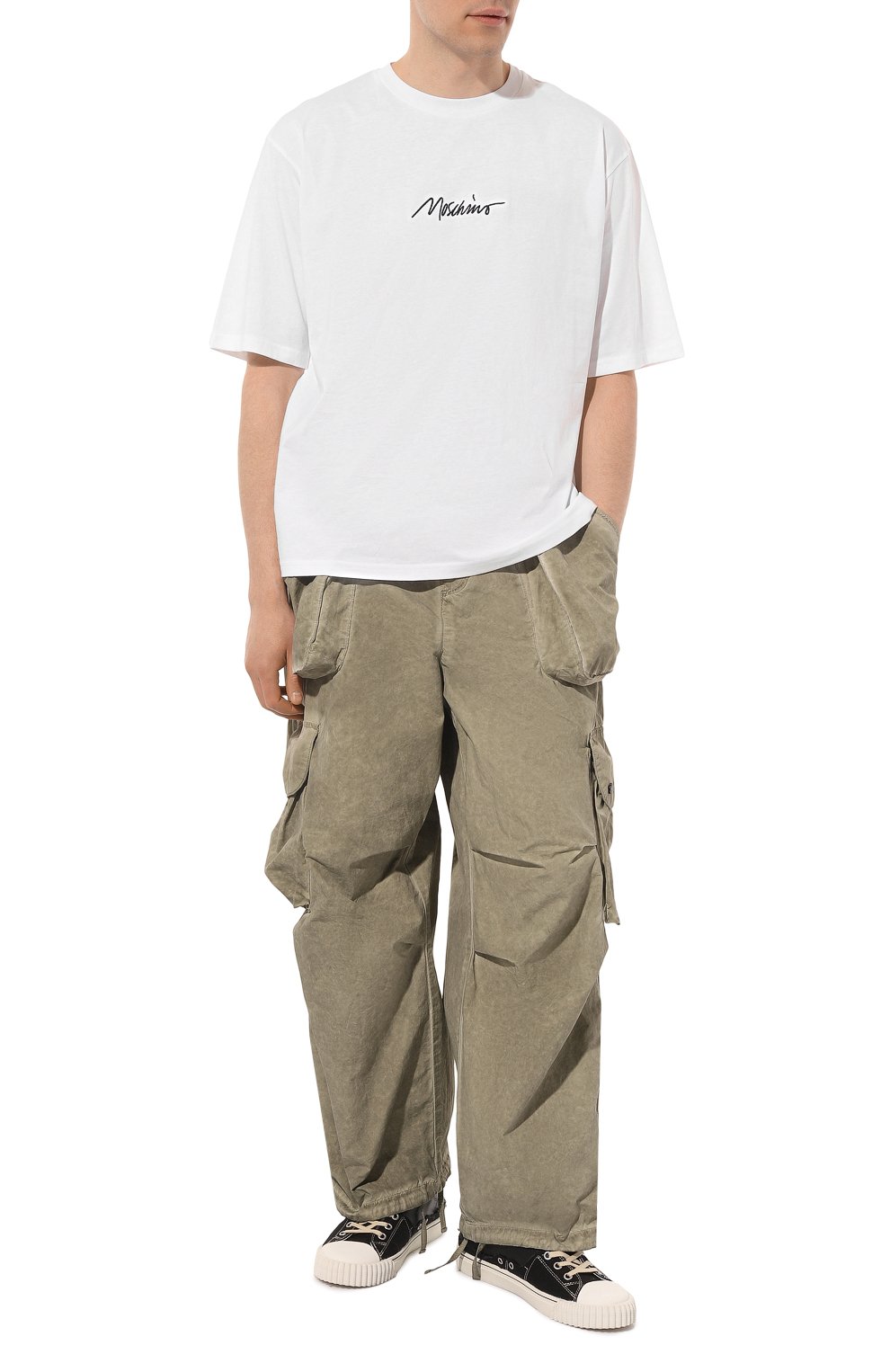 Хлопковая футболка MOSCHINO, арт. A0735/0241, фото 2