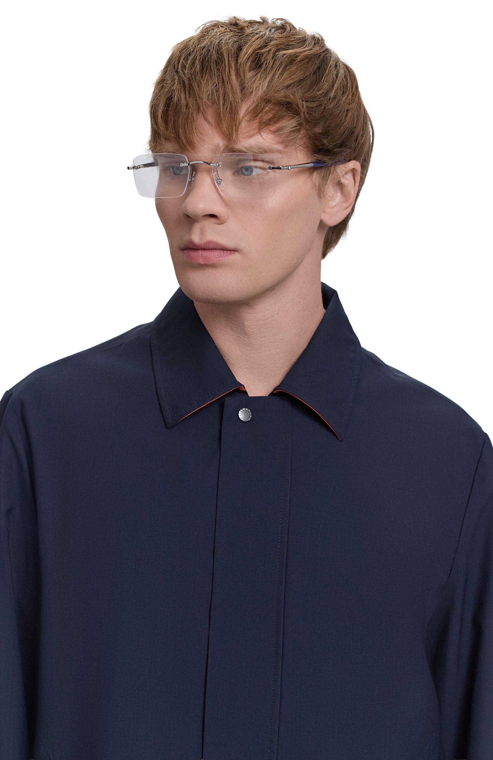 Оправа MONTBLANC серебряного цвета по цене 41000 руб., арт. MB0444 003, фото 2 Оправа MONTBLANC, арт. MB0444 003, фото 2