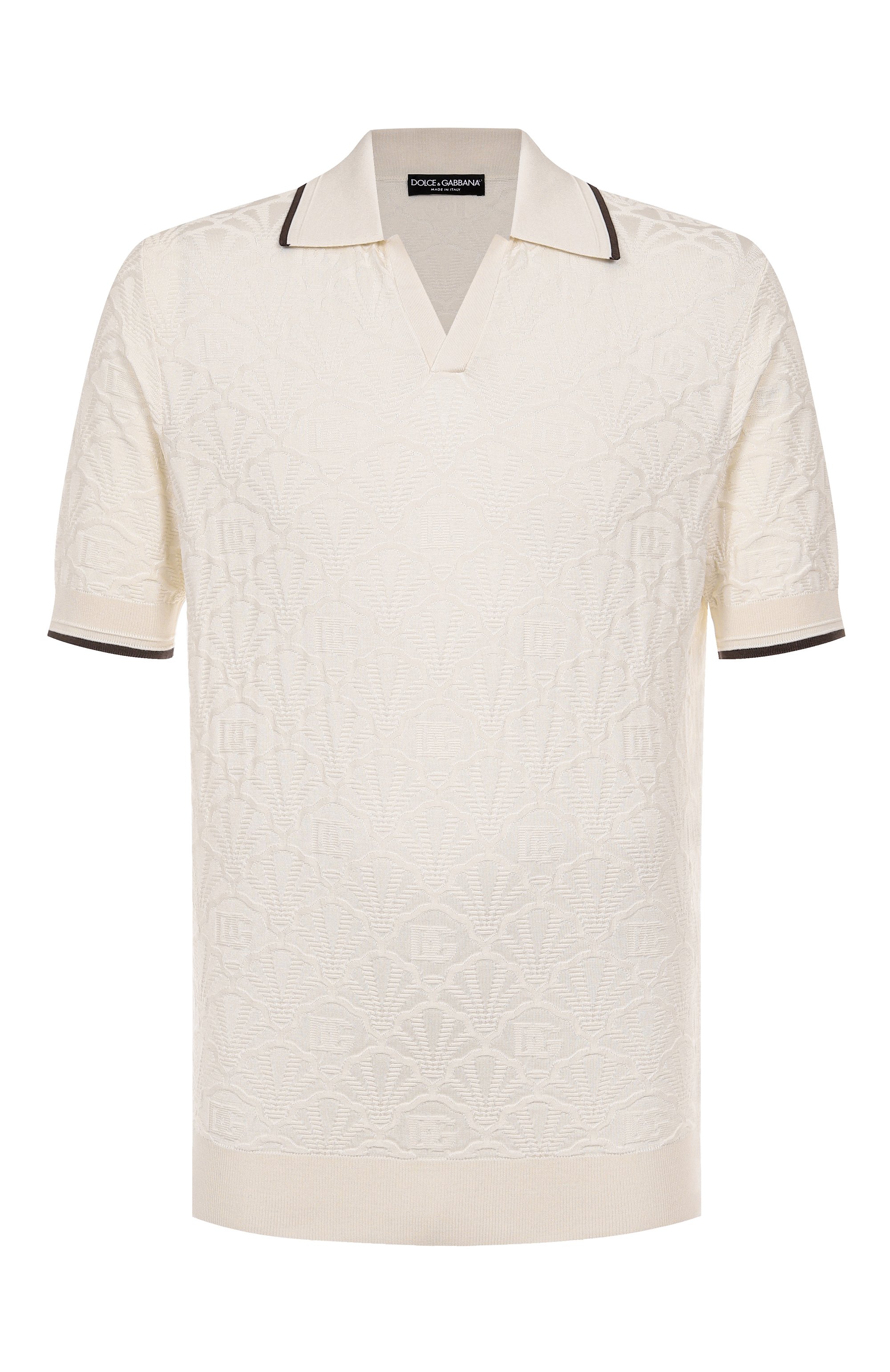 Шелковое поло DOLCE & GABBANA, арт. GXZ78T/JBSM2, фото 1
