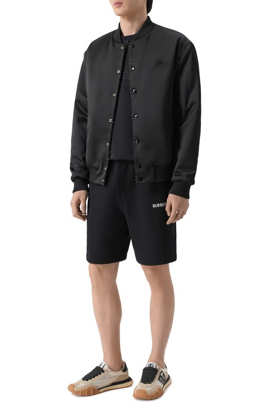 Хлопковые шорты Burberry 8119002 Чёрный  8119002 Фото 2