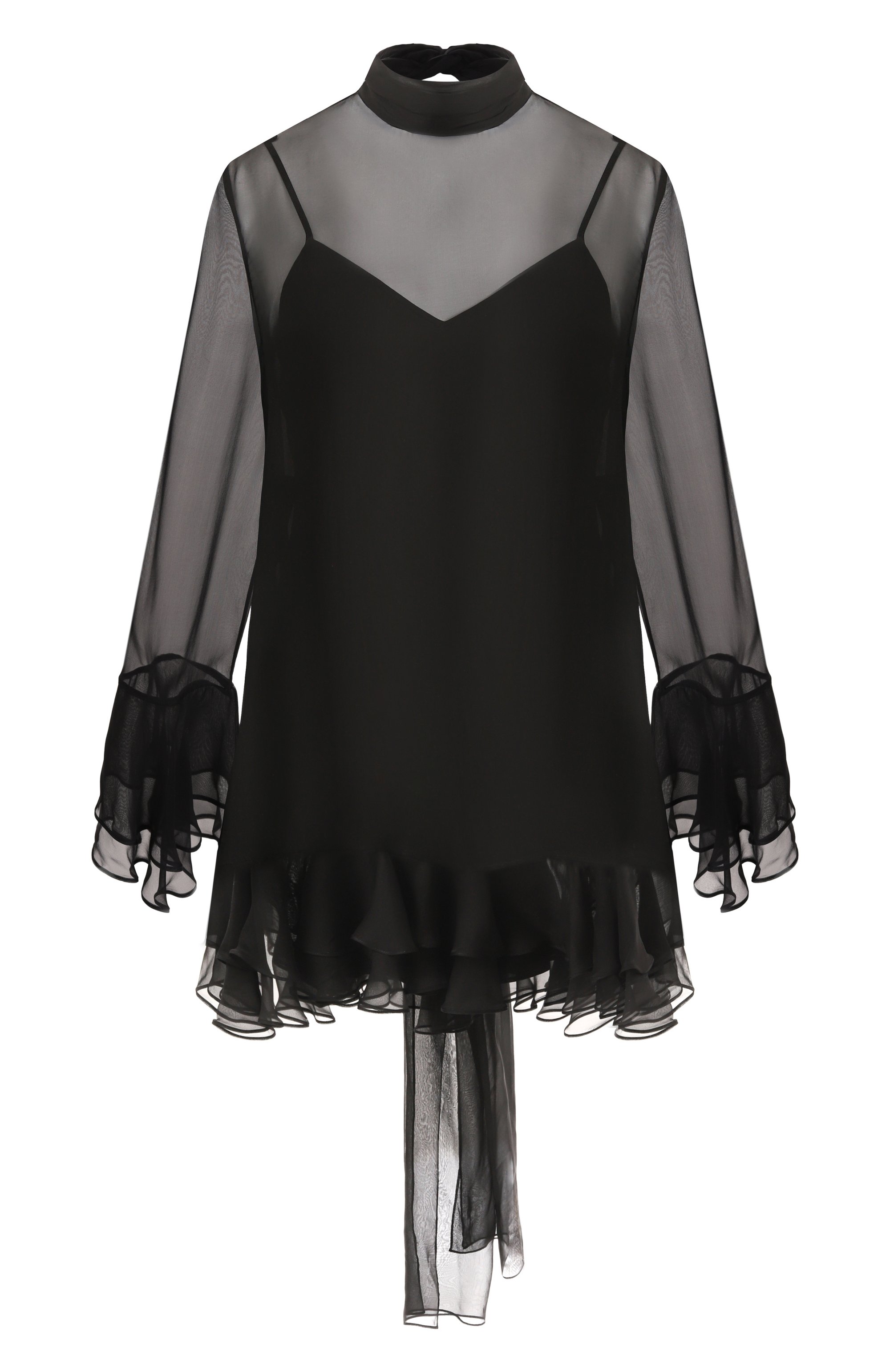 Шелковое платье VALENTINO, арт. 5B0VAC552UP, фот�о 1