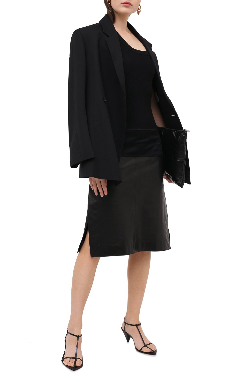 Кожаные босоножки JIL SANDER, арт. JS35005A-12010, фото 2