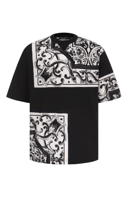Мужская хлопковая футболка DOLCE & GABBANA, арт. G8SS5T/HU7SD