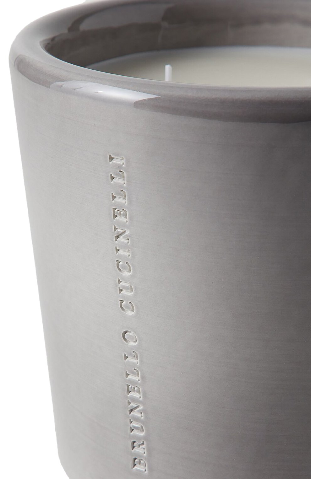 Ароматизированная свеча BRUNELLO CUCINELLI светло-серого цвета по цене 69950 руб., арт. MLCAND32M, фото 3 Ароматизированная свеча BRUNELLO CUCINELLI, арт. MLCAND32M, фото 3