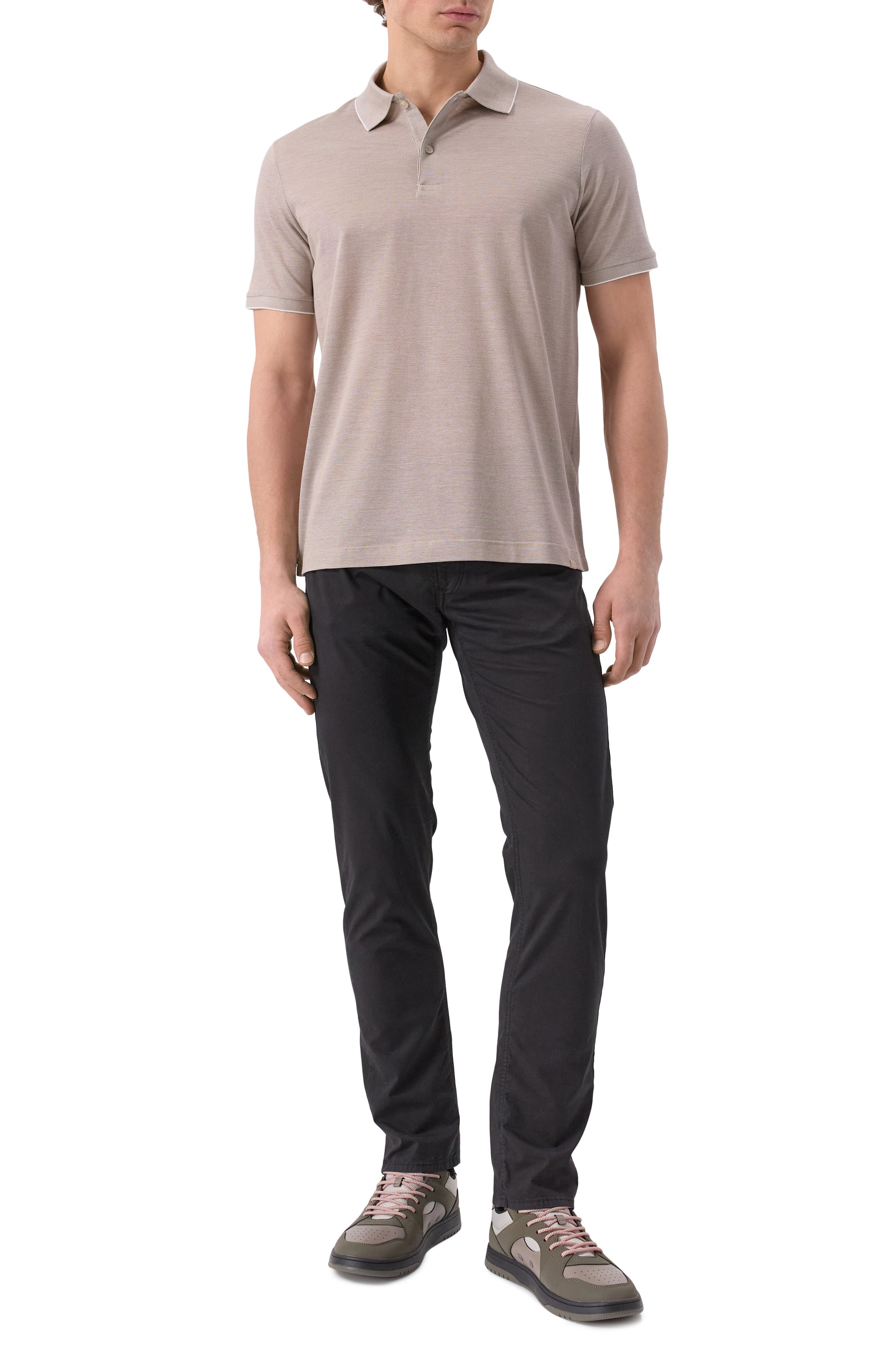 Поло из хлопка и шелка PAUL&SHARK, арт. 25411240, фото 2