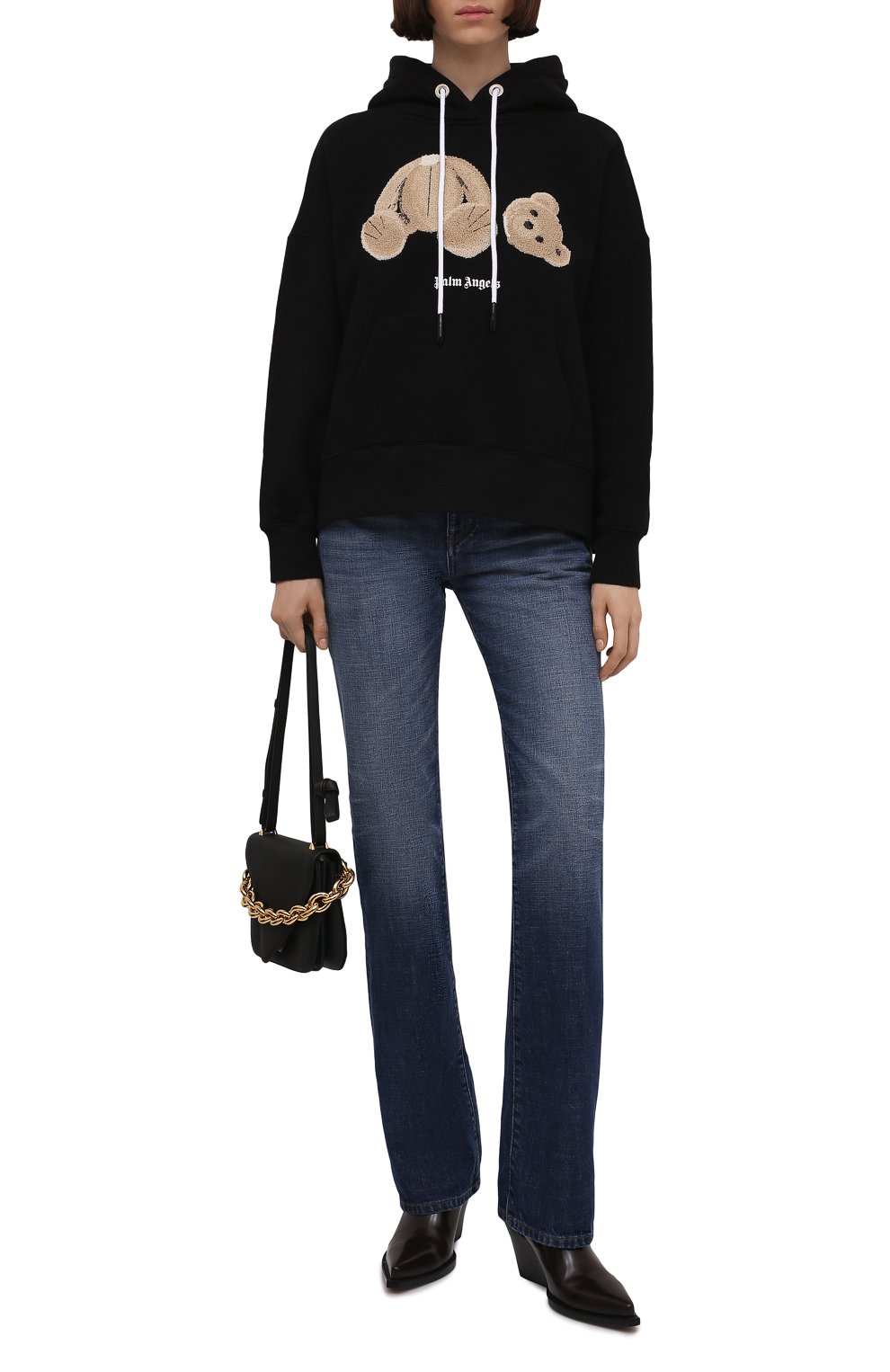 Хлопковое худи PALM ANGELS, арт. PWBB023F21FLE0021060, фото 2