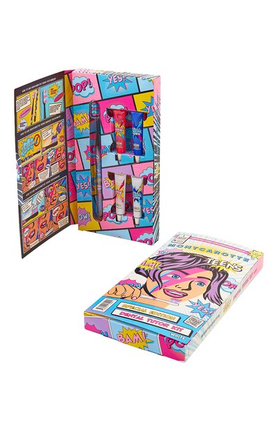 Черный набор для обучения чистки зубов у подростков и детей 7+ MONTCAROTTE, арт. МСТ908, фото 4