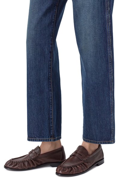 Кожаные пенни-лоферы le loafer SAINT LAURENT, арт. 818908/25VAA, фото 2