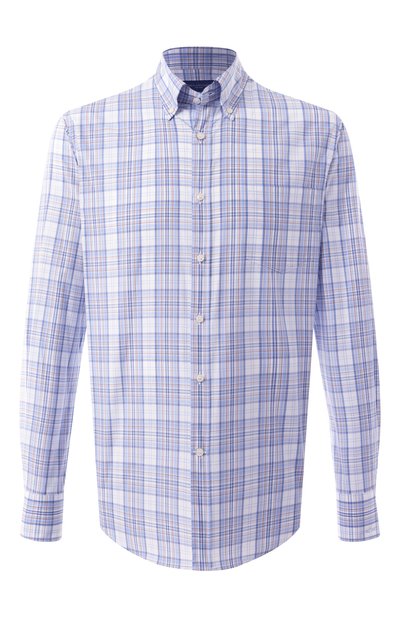 Мужская хлопковая рубашка PAUL&SHARK, арт. 25413130/42