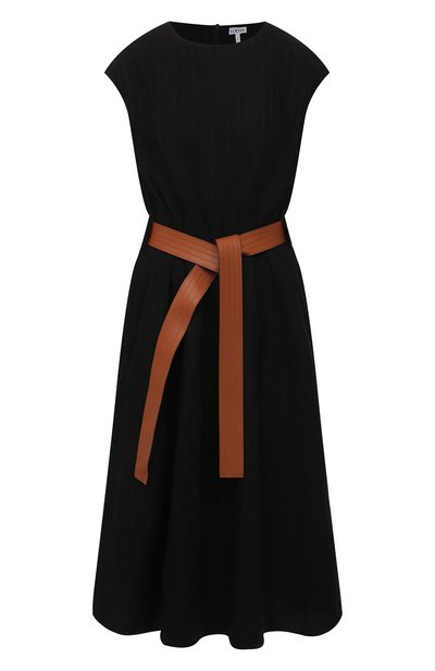 Женское платье из шерсти и хлопка LOEWE, арт. S359335XEX