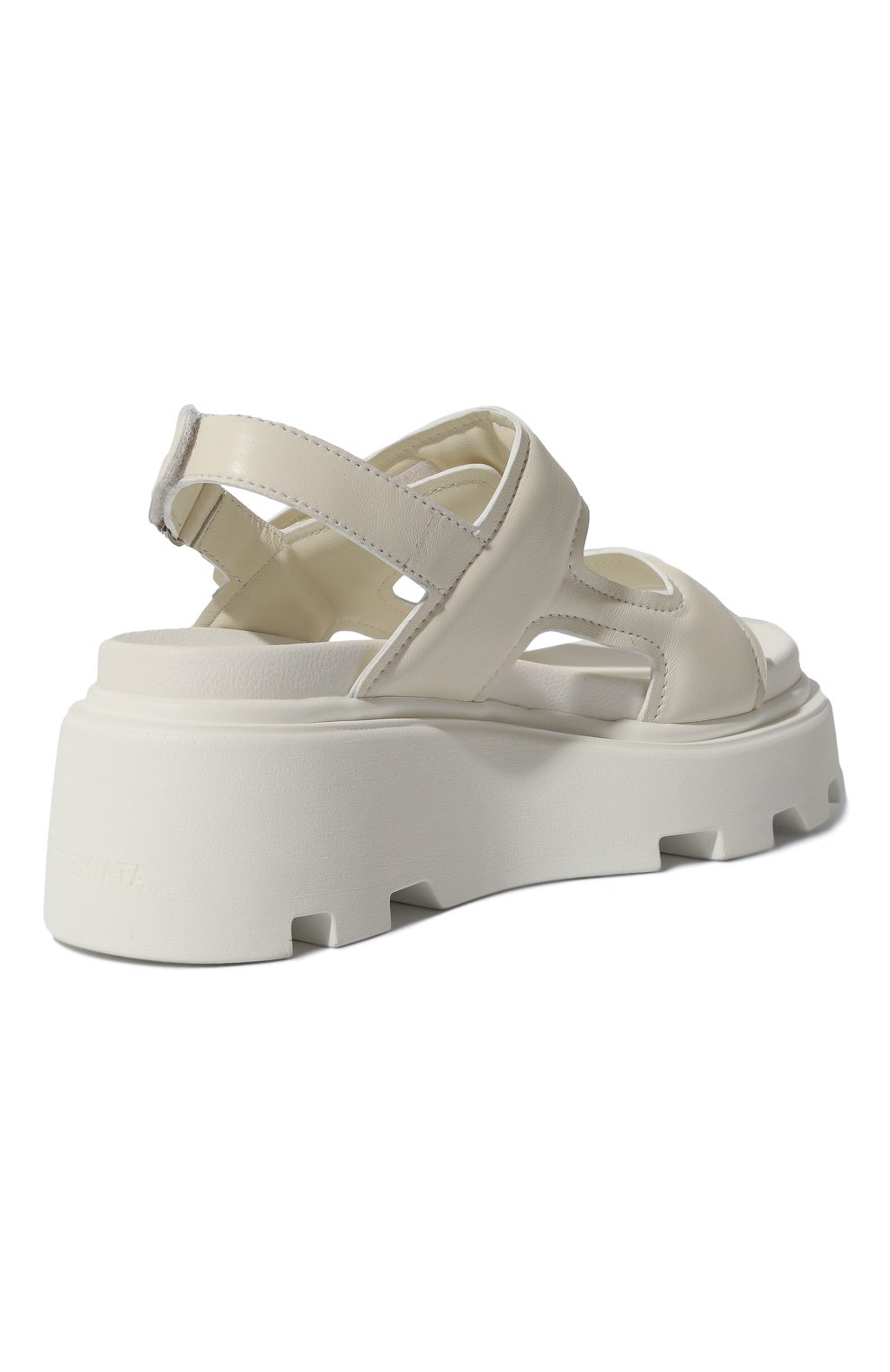 Кожаные сандалии PREMIATA молочного цвета по цене 42650 руб., арт. M6478/NAPPA, фото 5 Кожаные сандалии PREMIATA, арт. M6478/NAPPA, фото 5