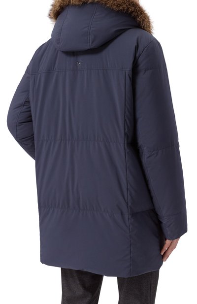 Пуховик с отделкой из енота STEFANO RICCI, арт. M7J5300433/PL001H/60-62, фото 4