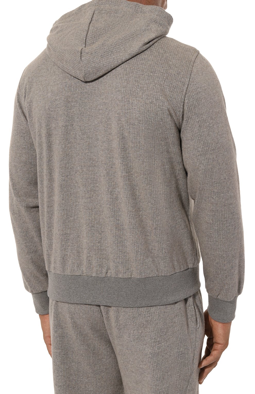 Толстовка из хлопка и шерсти CAPOBIANCO, арт. 17M405.GP00./58, фото 4