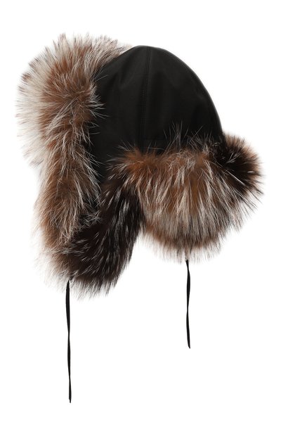 Шапка-ушанка стильная саша с отделкой из меха лисы FURLAND, арт. 0107609610009600198, фото 2