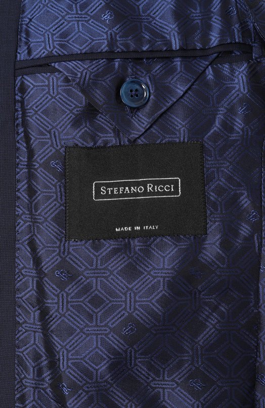 Шерстяной костюм Stefano Ricci M1SF432220/W0017S/64 Синий  M1SF432220/W0017S/64 Фото 9
