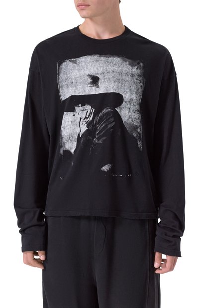 Хлопковый лонгслив ANN DEMEULEMEESTER, арт. B0013491/FA637, фото 3