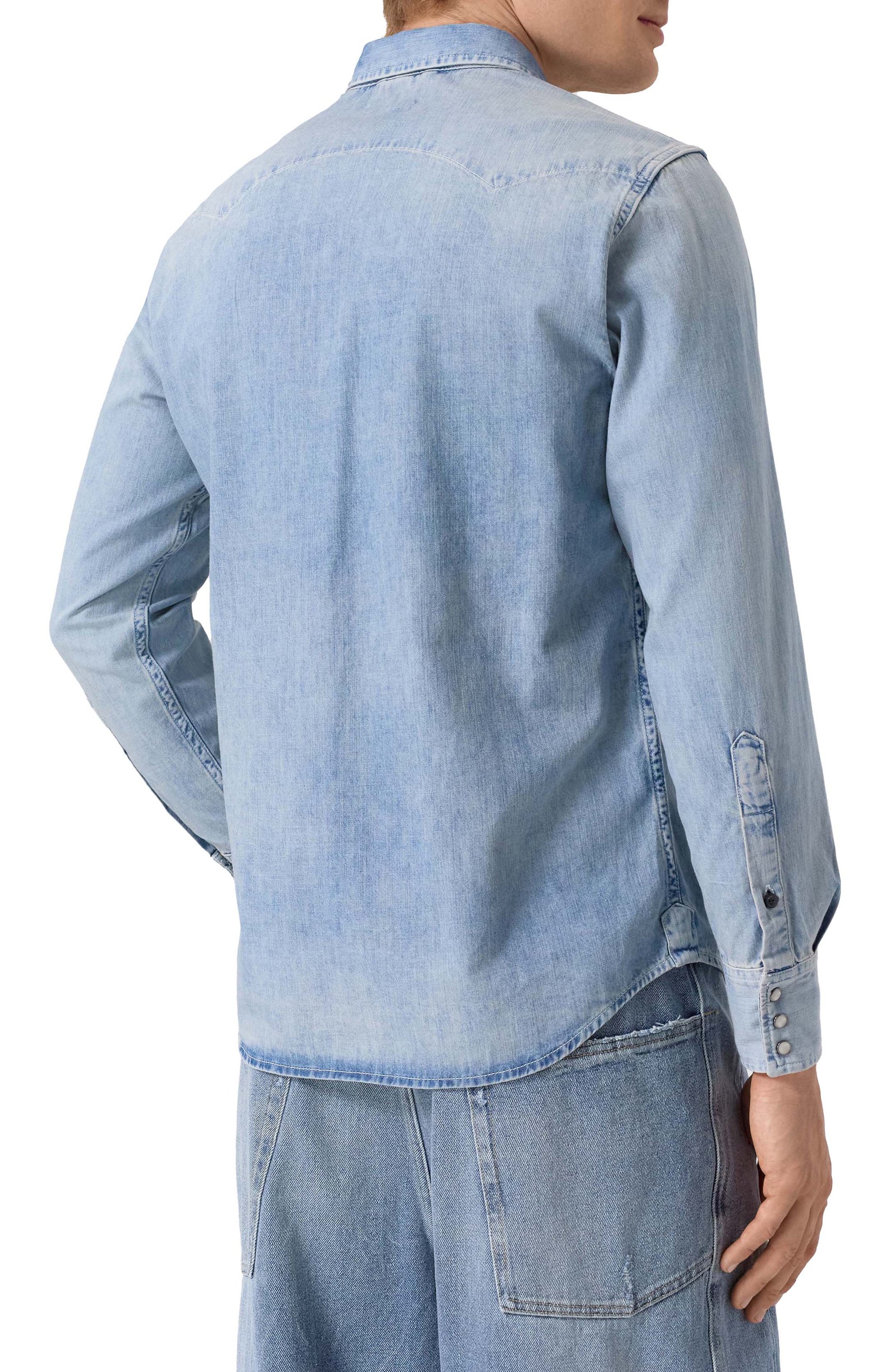 Джинсовая рубашка REPLAY, арт. M4981C.000.26C 82A, фото 4