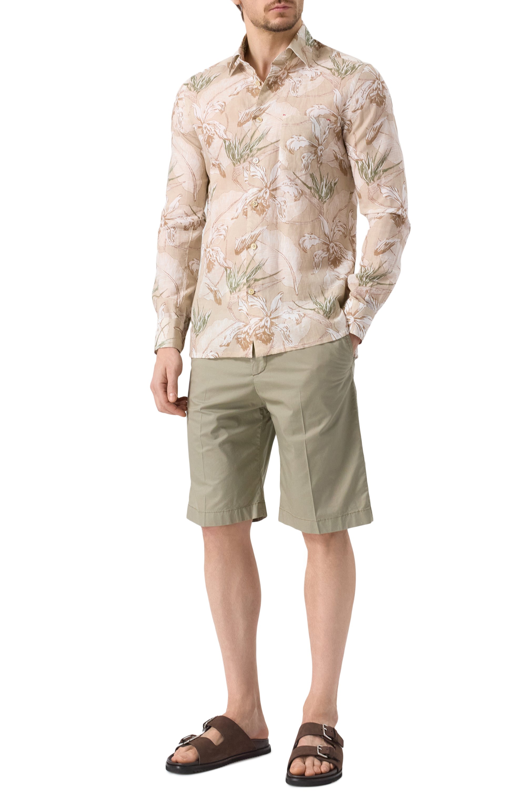 Шорты из лиоцелла и хлопка CORNELIANI, арт. 254EM2-2520127, фото 2