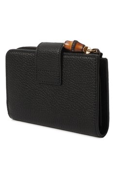 Женские кожаное портмоне GUCCI черного цвета, арт. 739498/AABXM | Фото 2 (Материал сплава: Проставлено; Материал: Натуральная кожа; Нос: Не проставлено)