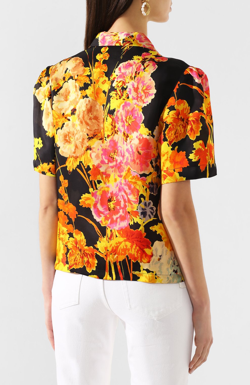 Рубашка из вискозы DRIES VAN NOTEN, арт. 201-10700-9404, фото 4