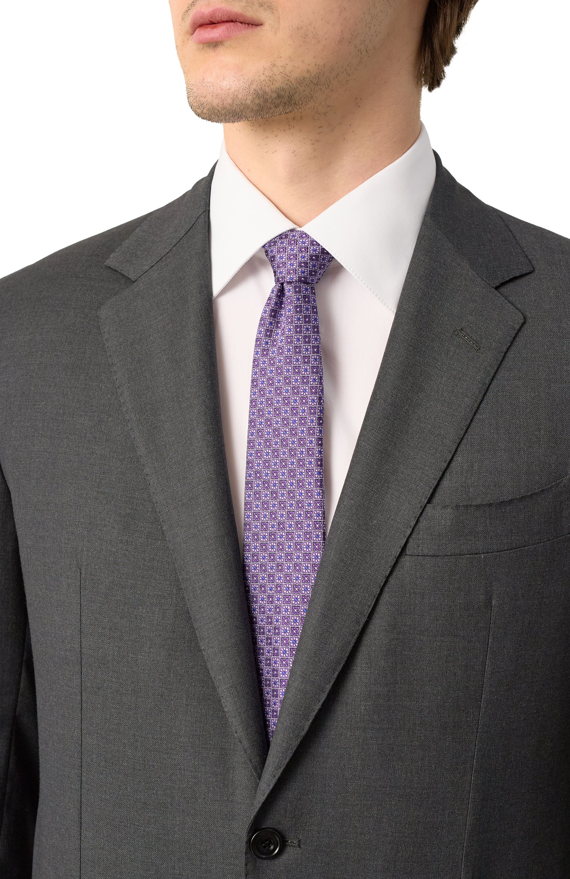 Шелковый галстук CANALI, арт. 18/HJ04193, фото 2