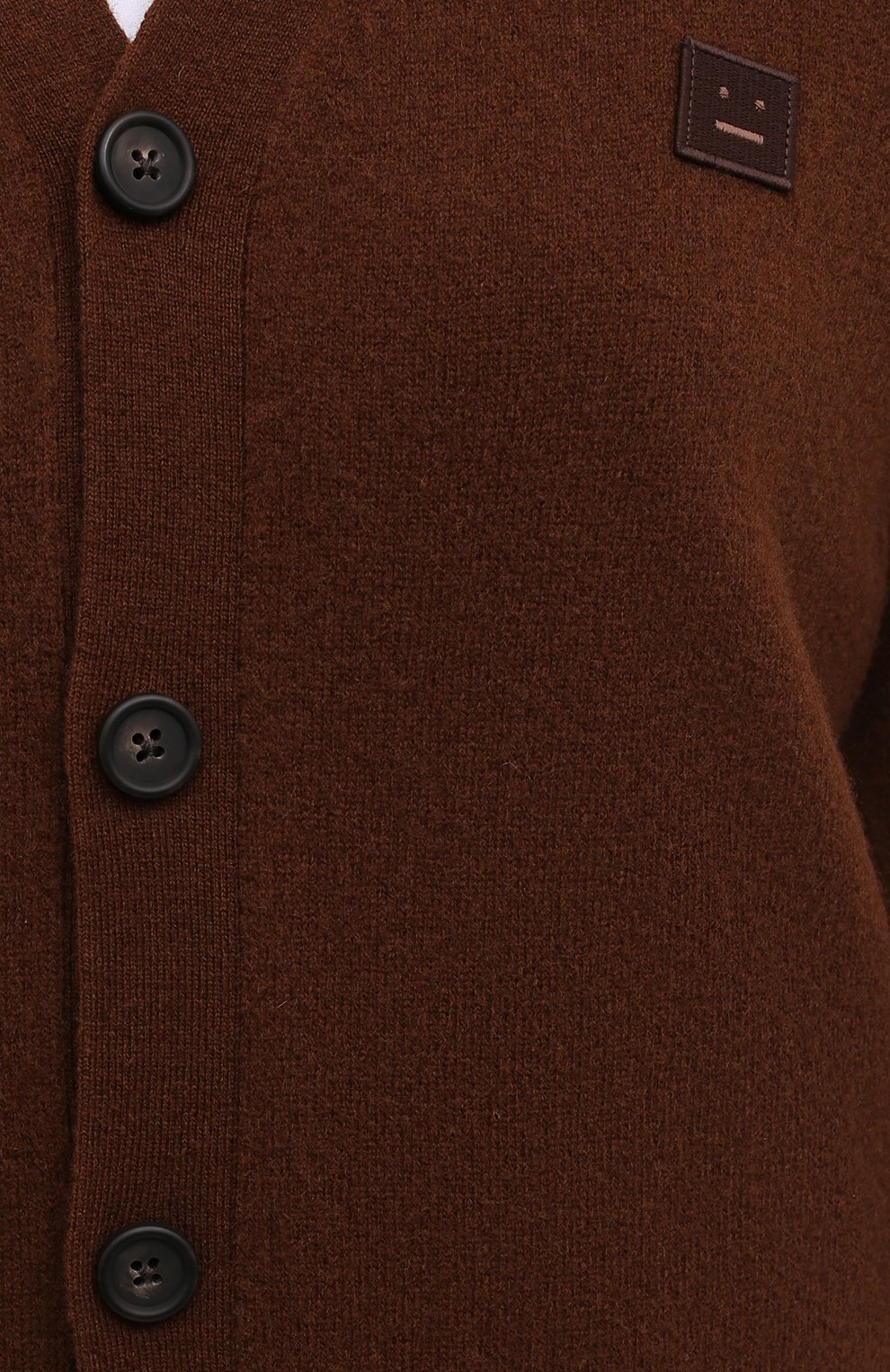Шерстяной кардиган ACNE STUDIOS коричневого цвета по цене 28300 руб., арт. C60015/W, фото 5 Шерстяной кардиган ACNE STUDIOS, арт. C60015/W, фото 5