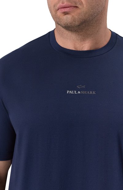 Хлопковая футболка PAUL&SHARK, арт. 26411040, фото 5