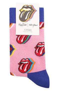 Детские носки HAPPY SOCKS разноцветного цвета, арт. KRLS01 | Фото 1 (Материал: Текстиль, Хлопок; Кросс-КТ: Носки; Материал сплава: Проставлено; Нос: Не проставлено)