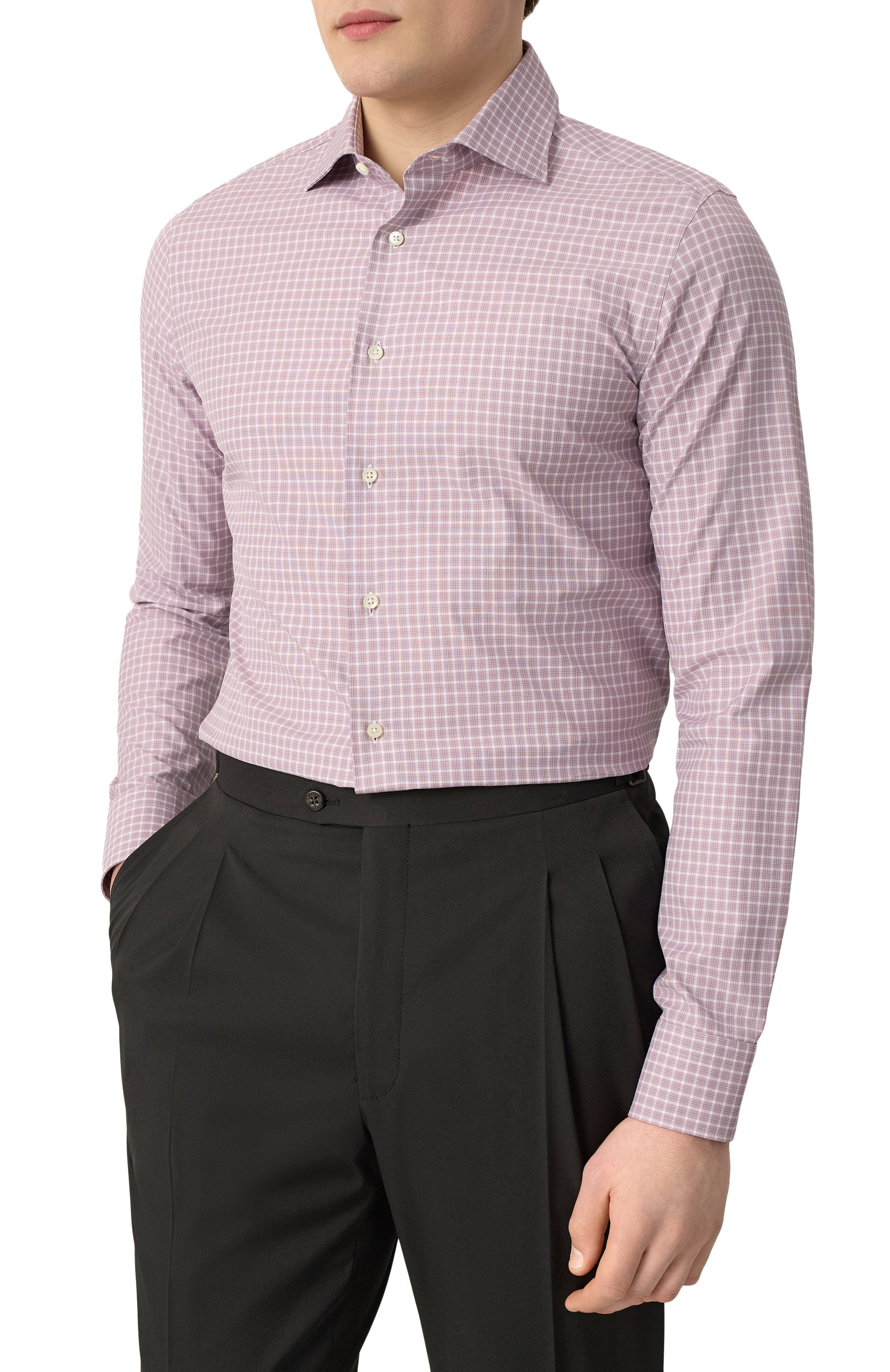 Хлопковая рубашка CANALI, арт. NCLX098/GR03304, фото 3