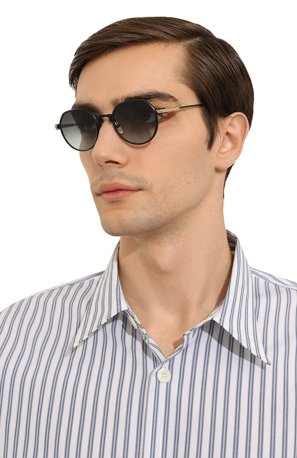 Солнцезащитные очки SATO EYEWEAR черного цвета по цене 182500 руб., арт. BELEL/S206, фото 3 Солнцезащитные очки SATO EYEWEAR, арт. BELEL/S206, фото 3