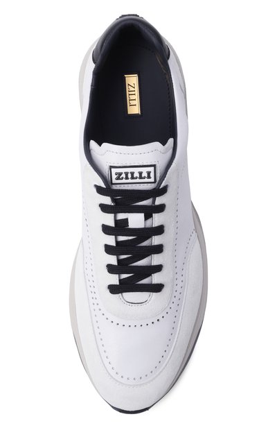 Кожаные кроссовки ZILLI, арт. H0291AM1250VZEV12, фото 5