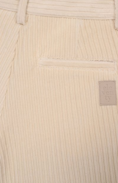 Вельветовые шорты ELEVENTY кремового цвета по цене 18250 руб., арт. EX6A39/V0162/10-16, фото 3 Вельветовые шорты ELEVENTY, арт. EX6A39/V0162/10-16, фото 3