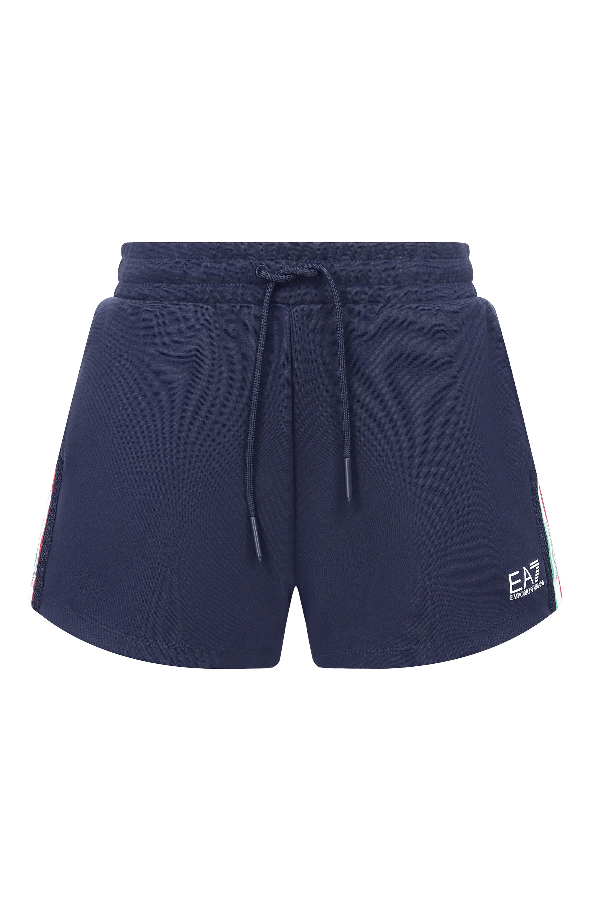 Шорты EA7 синего цвета по цене 13900 руб., арт. 7W001224/AF12660, фото 1 Шорты EA7, арт. 7W001224/AF12660, фото 1