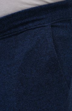 Мужские кашемировые брюки ZILLI SPORT темно-синего цвета, арт. MBW-J0M02-WS000/0001_2 | Фото 5 (Материал внешний: Шерсть, Кашемир; Длина (брюки, джинсы): Стандартные; Случай: Повседневный; Кросс-КТ: Спорт; Материал сплава: Проставлено; Нос: Не проставлено; Стили: Спорт-шик; Драгоценные камни: Проставлено; Материал подклада: Шелк)