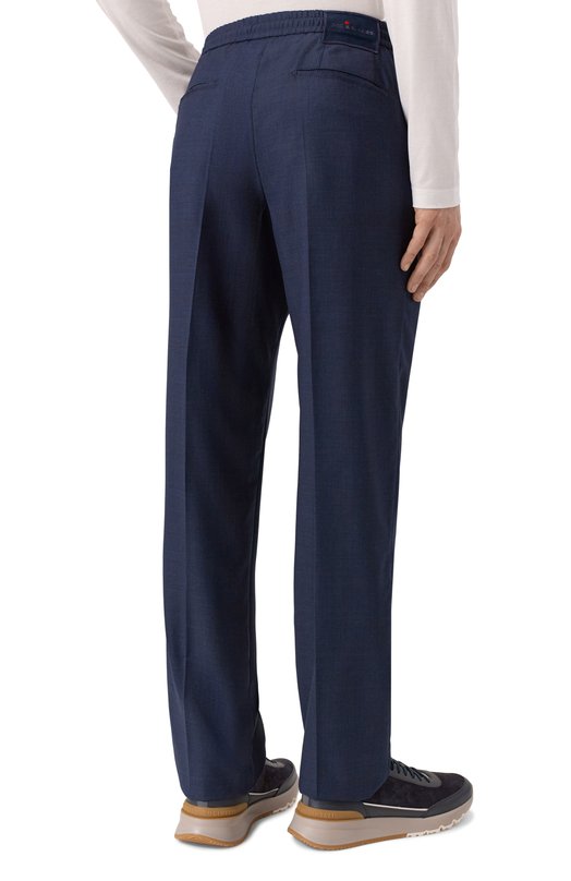 Шерстяные брюки Kiton UPLACRK0123G04 Синий  UPLACRK0123G04 Фото 4