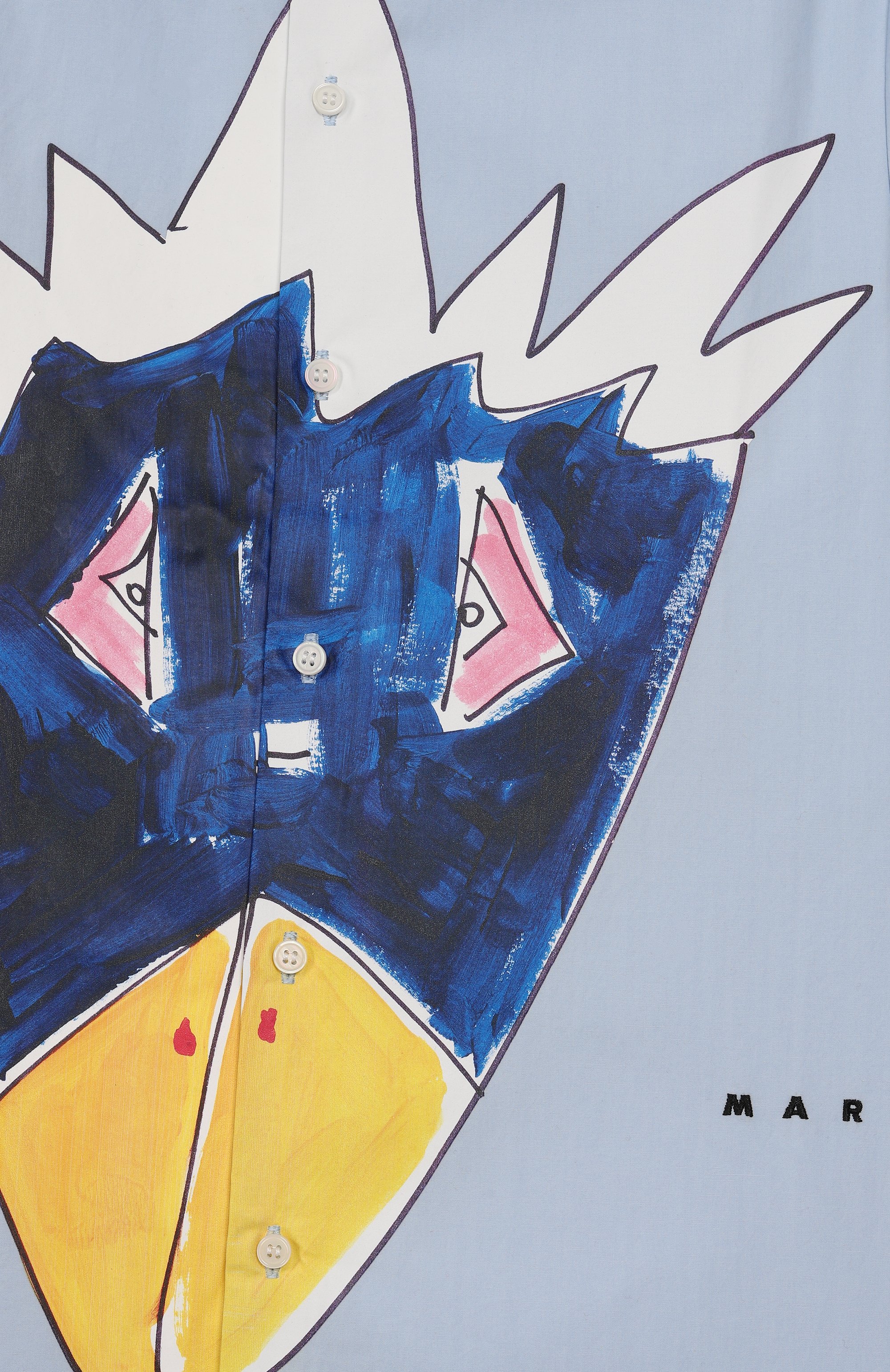 Хлопковая рубашка MARNI, арт. M01580/M00UW, фото 3