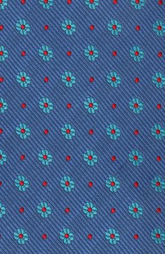 Мужской шелковый галстук BROUBACK синего цвета, арт. TIE 8CM/SS24 | Фото 4 (Материал: Текстиль, Шелк; Нос: Не проставлено; Материал сплава: Проставлено; Принт: С принтом)