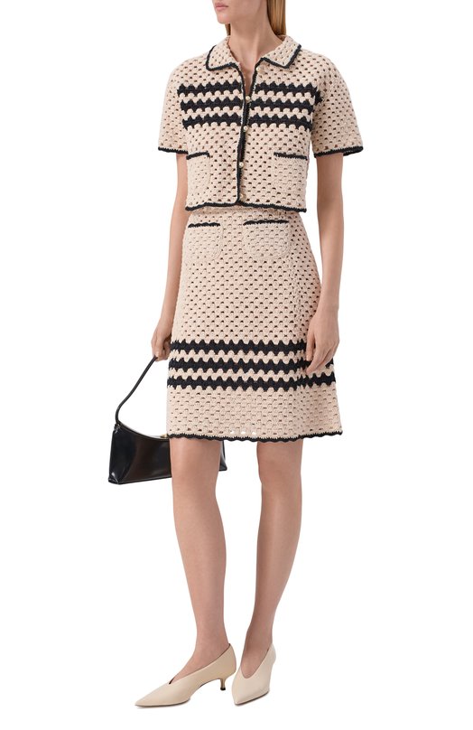 Хлопковая юбка N21 AC03/9523 Кремовый  AC03/9523 Фото 2