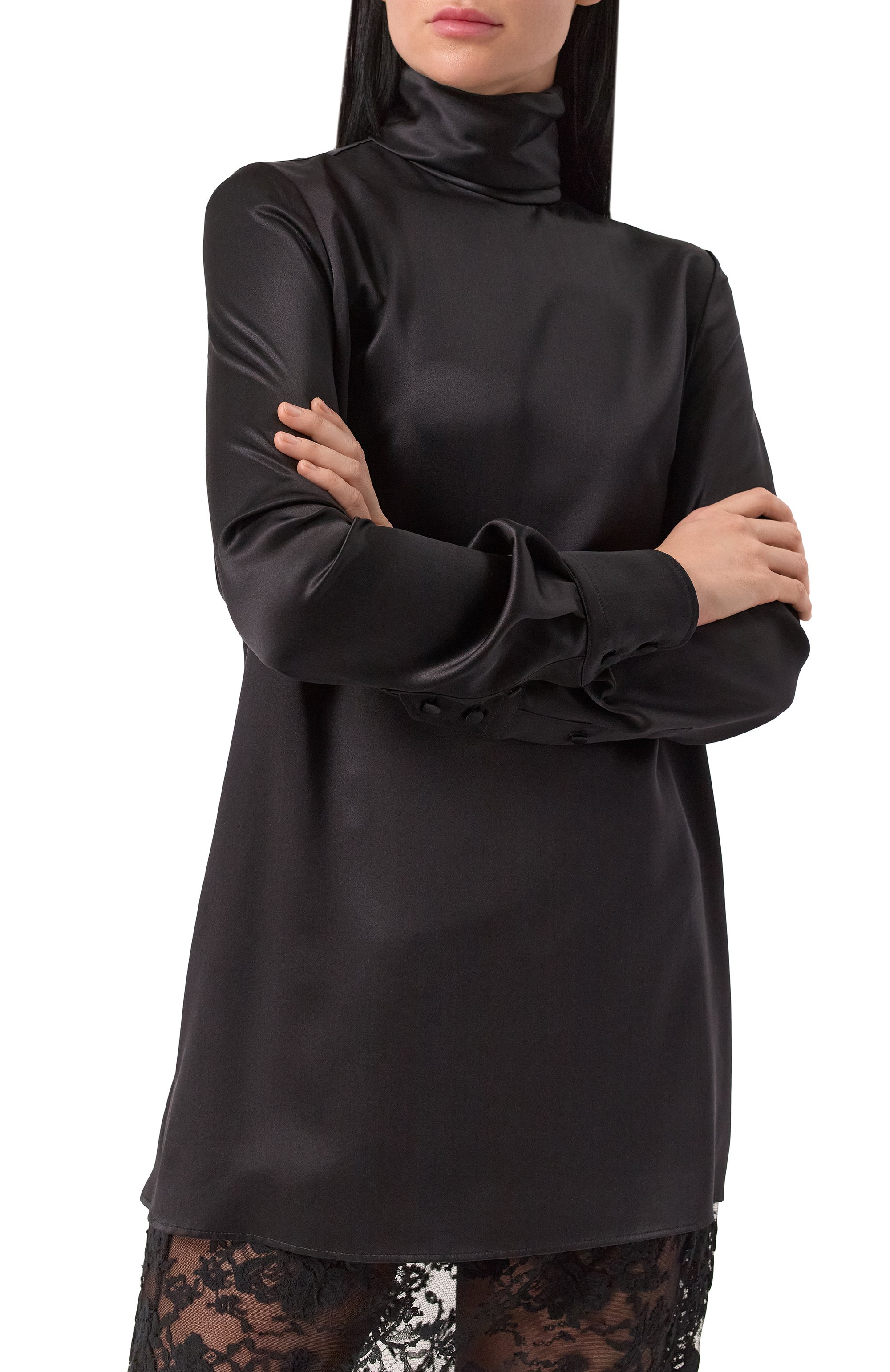 Шелковая блузка DOLCE & GABBANA, арт. F7AI0T/FU1AU, фото 5