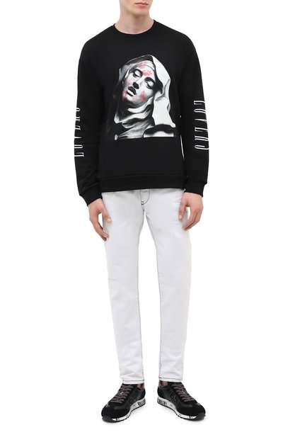 Хлопковый свитшот DIEGO VENTURINO, арт. FW20-DV FLG TEL, фото 2